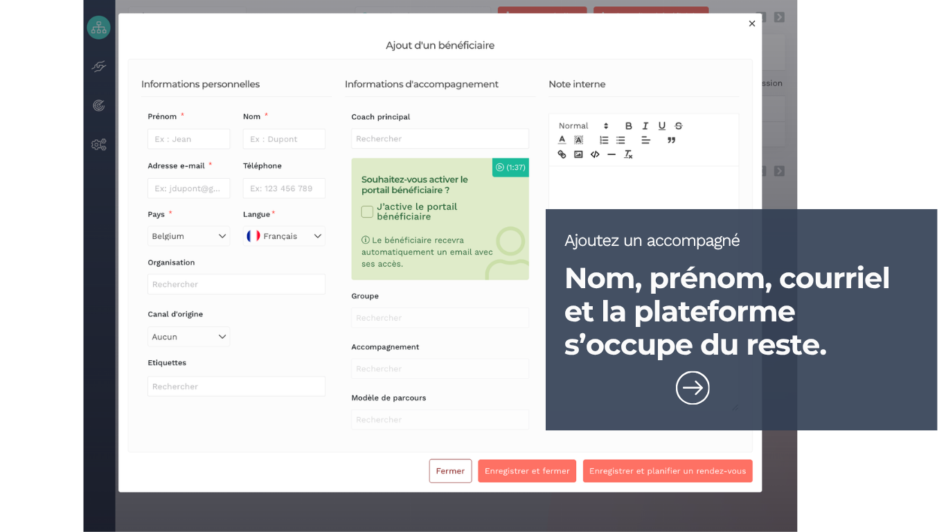 Dossier bénéficiaire